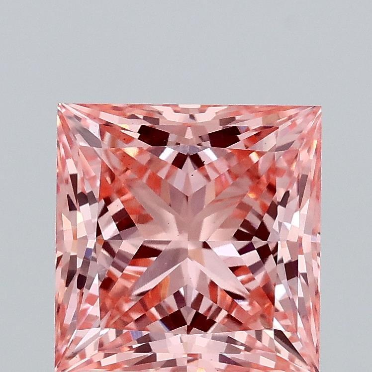 2.39 Ct. Fancy Vivid Pink Princess Lab Grown Diamond
