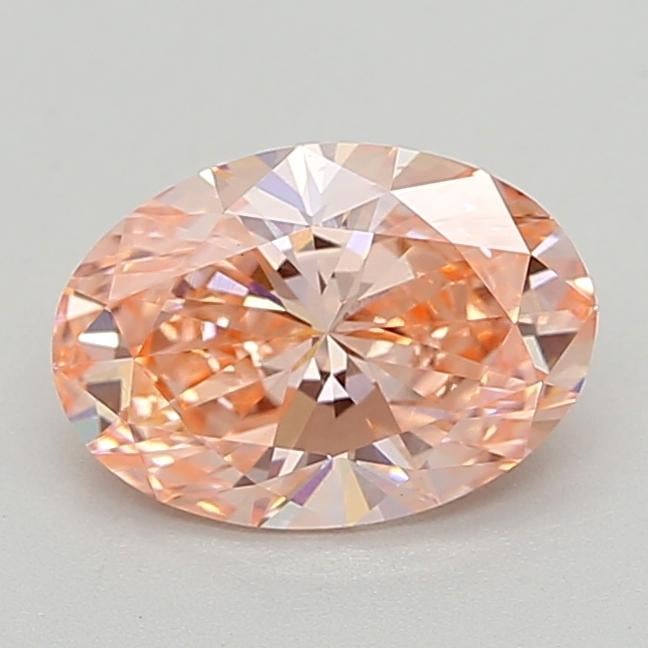 1.58 Ct. Fancy Vivid  Pink Oval Lab Grown Diamond