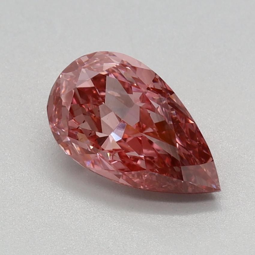 0.84 Ct. Fancy Vivid Pink Pear Lab Grown Diamond