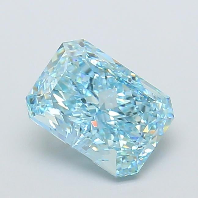 1.94 Ct. Fancy Vivid  Blue Radiant Lab Grown Diamond
