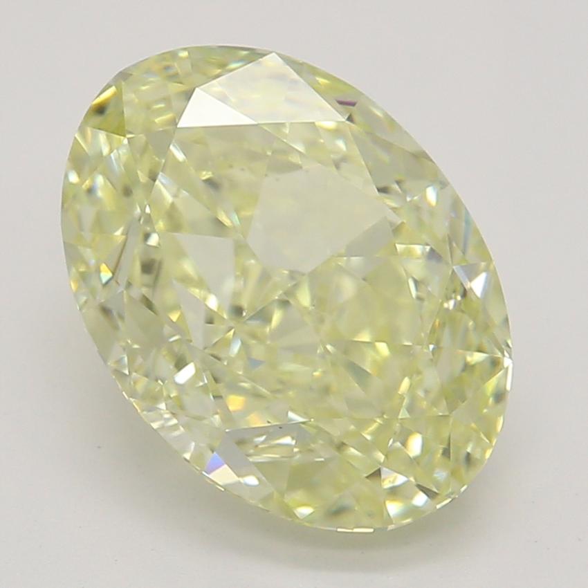 2.02 Ct. Fancy Light Yellow Oval Diamond