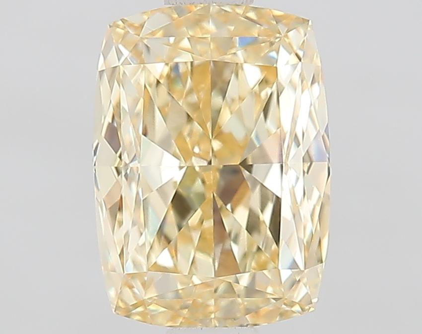 1.58 Ct. Fancy Intense Yellow Cushion Lab Grown Diamond