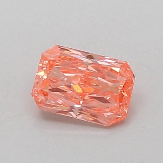 0.56 Ct. Fancy Vivid Pink Radiant Lab Grown Diamond
