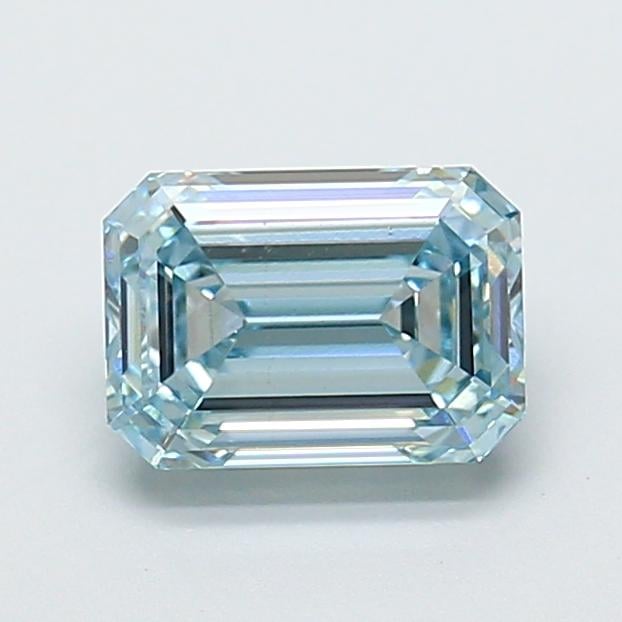 1.70 Ct. Fancy Bluish Green Emerald Lab Grown Diamond