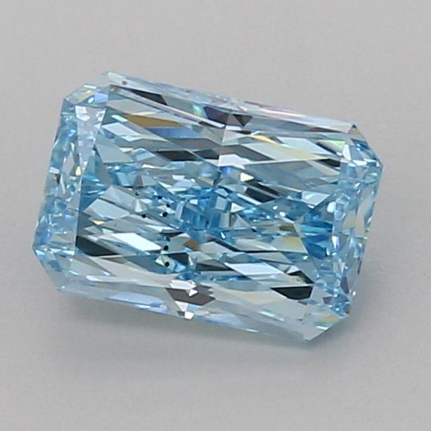 1.52 Ct. Fancy Vivid Blue Radiant Lab Grown Diamond