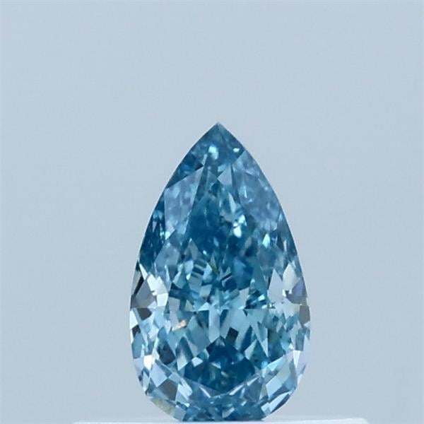 0.38 Ct. Fancy Vivid Blue Pear Lab Grown Diamond