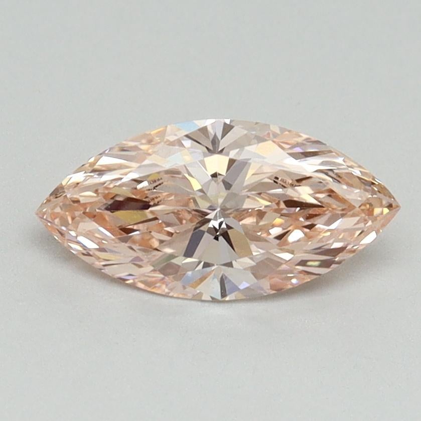 0.82 Ct. Fancy Intense Pink Marquise Lab Grown Diamond