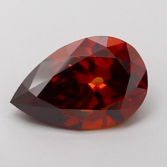1.31 Ct. Fancy Brownish Orange Pear Lab Grown Diamond