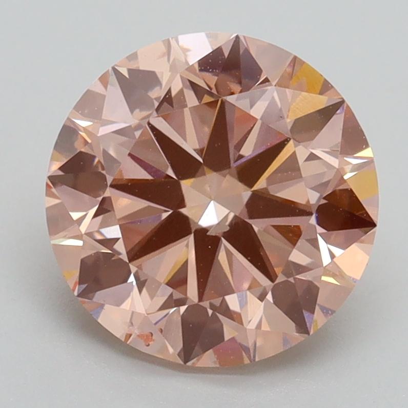 2.50 Ct. Fancy Intense Pink Round Lab Grown Diamond
