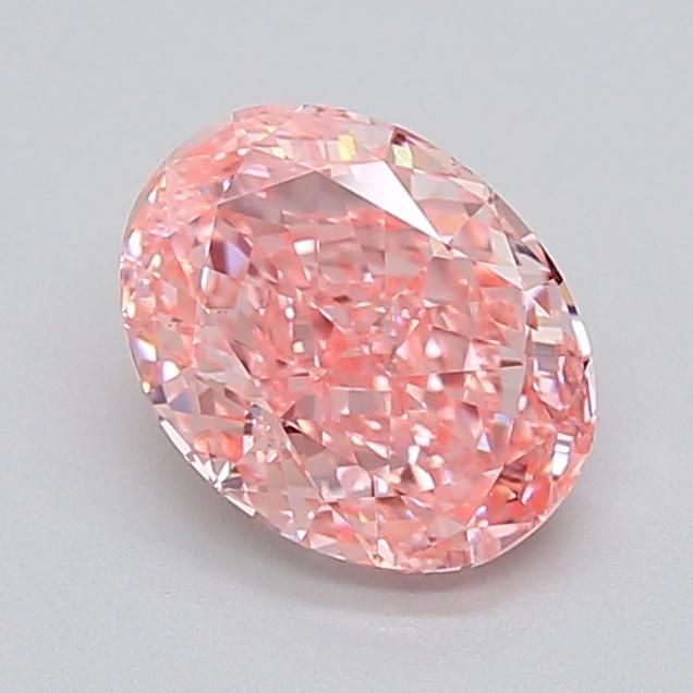 2.07 Ct. Fancy Vivid  Pink Oval Lab Grown Diamond