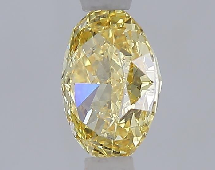 1.04 Ct. Fancy Vivid  Yellow Oval Lab Grown Diamond