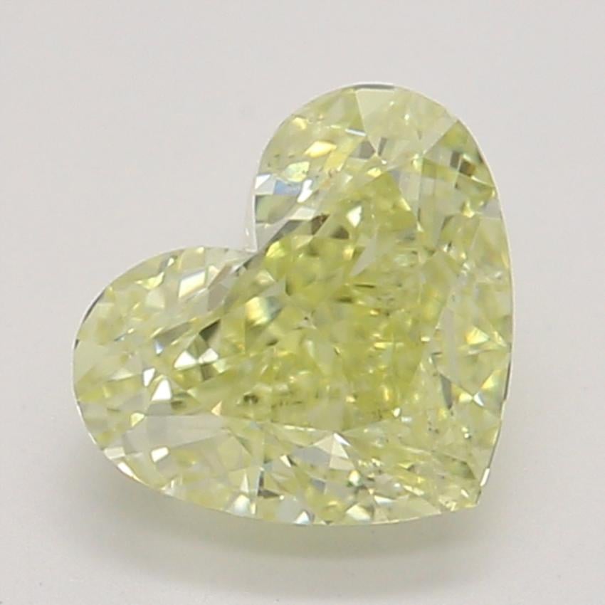0.55 Ct. Fancy Yellow Heart Diamond
