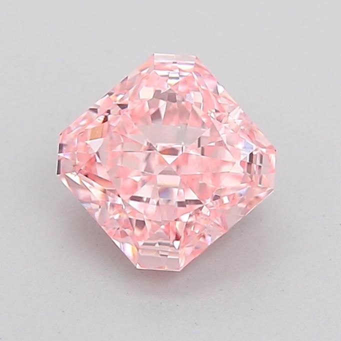 3.02 Ct. Fancy Intense  Pink Radiant Lab Grown Diamond