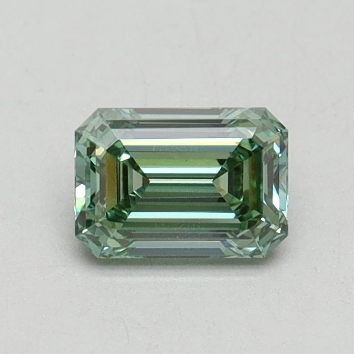 0.59 Ct. Fancy Intense Green Emerald Lab Grown Diamond