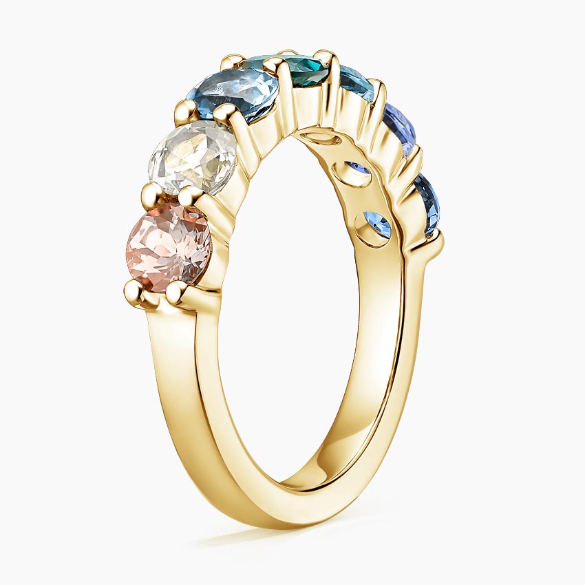 18K Yellow Gold Luxe Coastal Ombre Ring