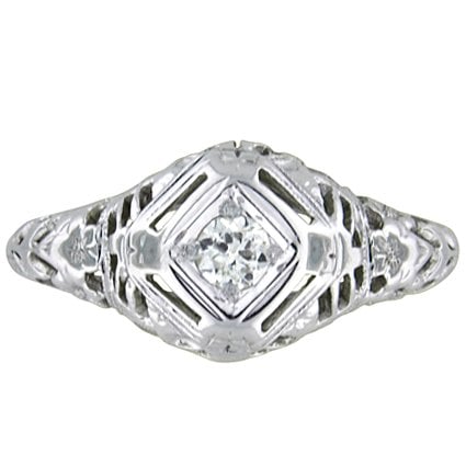 Art Nouveau Diamond Vintage Ring
