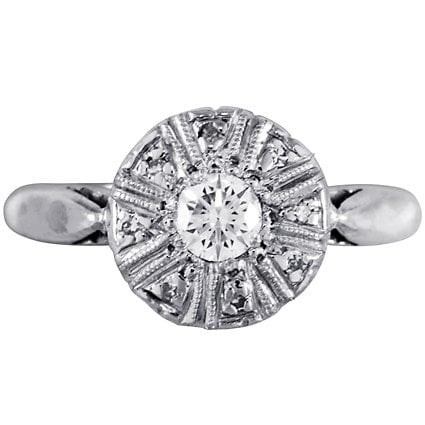 Art Deco Diamond Vintage Ring