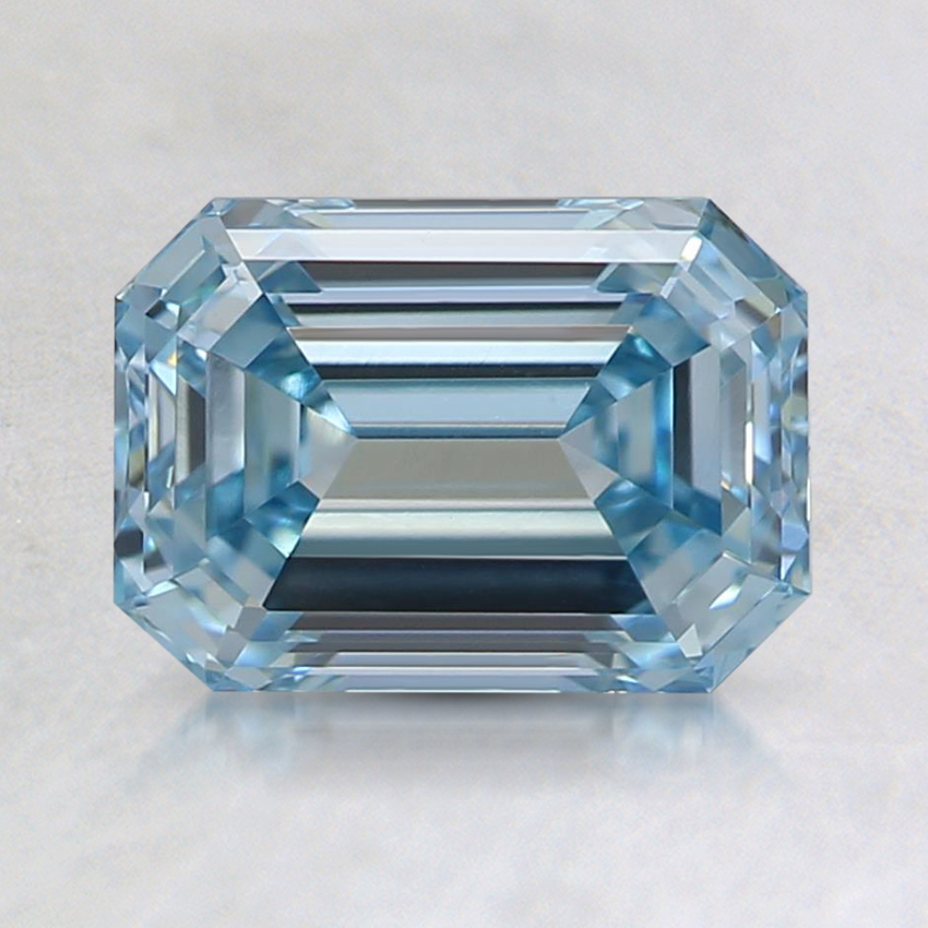 1.50 Ct. Fancy Intense Blue Emerald Lab Grown Diamond