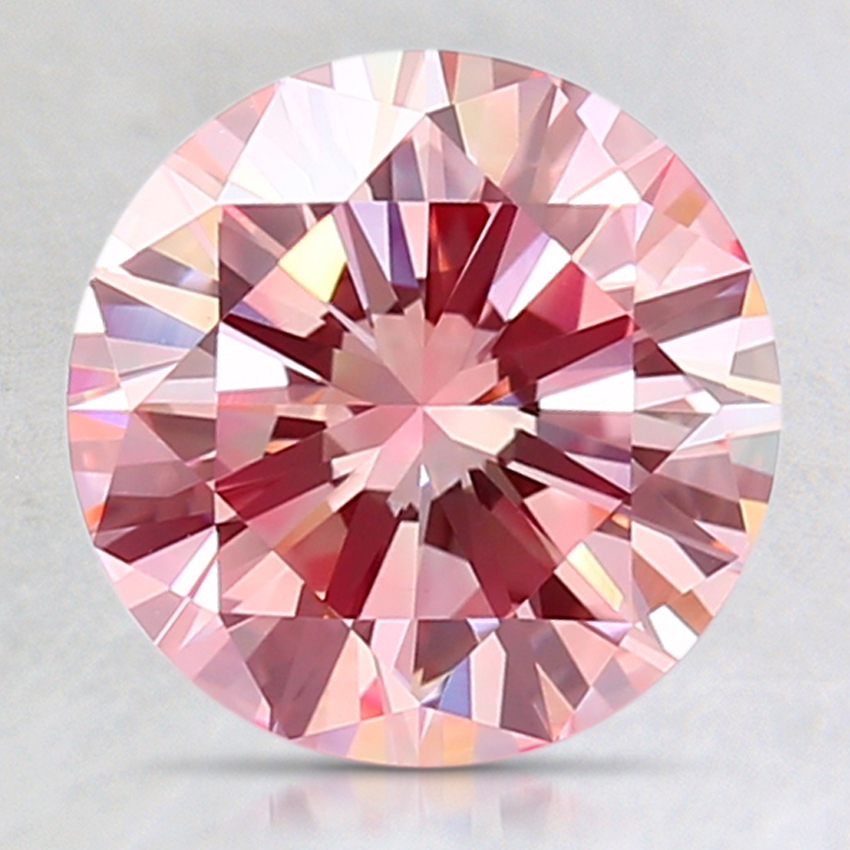 2.46 Ct. Fancy Pink Round Lab Grown Diamond