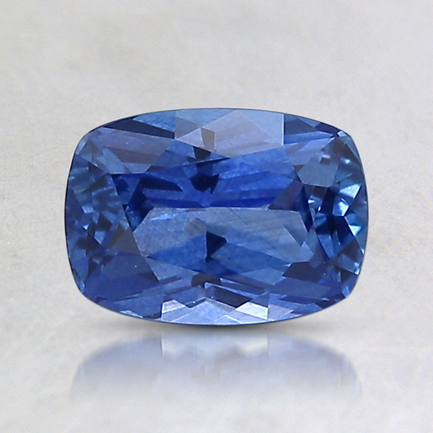 7.1x5.1mm Blue Cushion Sapphire