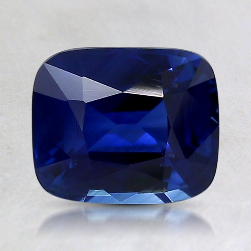 7.6x6.3mm Premium Blue Cushion Sapphire