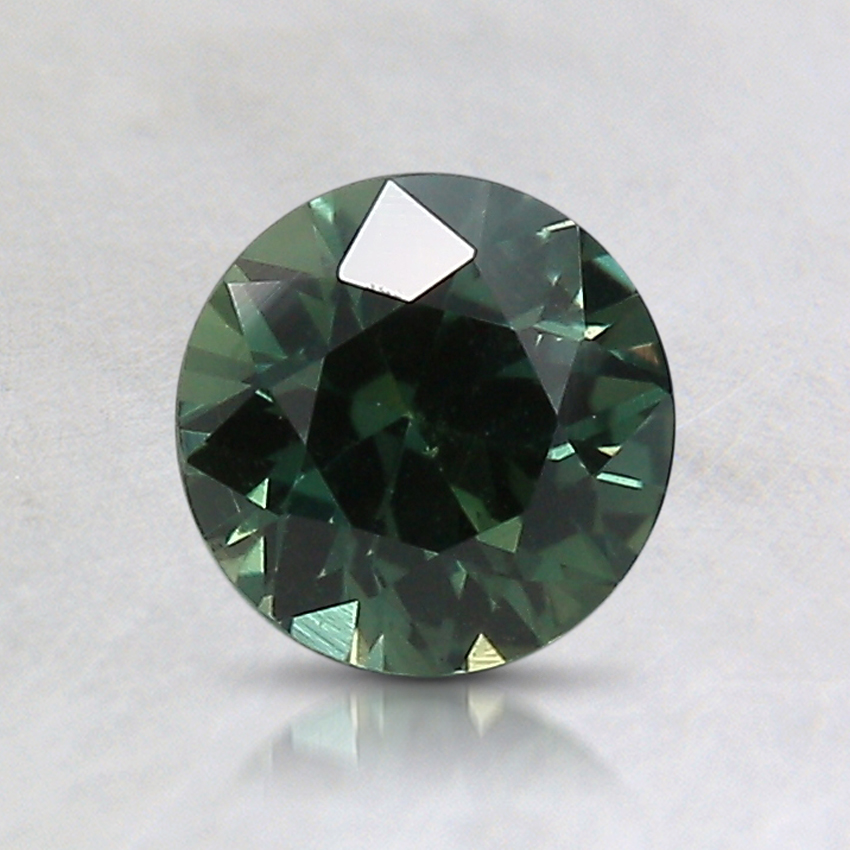 6mm Unheated Green Round Sapphire
