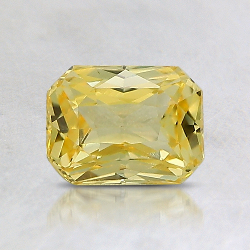6.4x4.9mm Unheated Yellow Radiant Sapphire