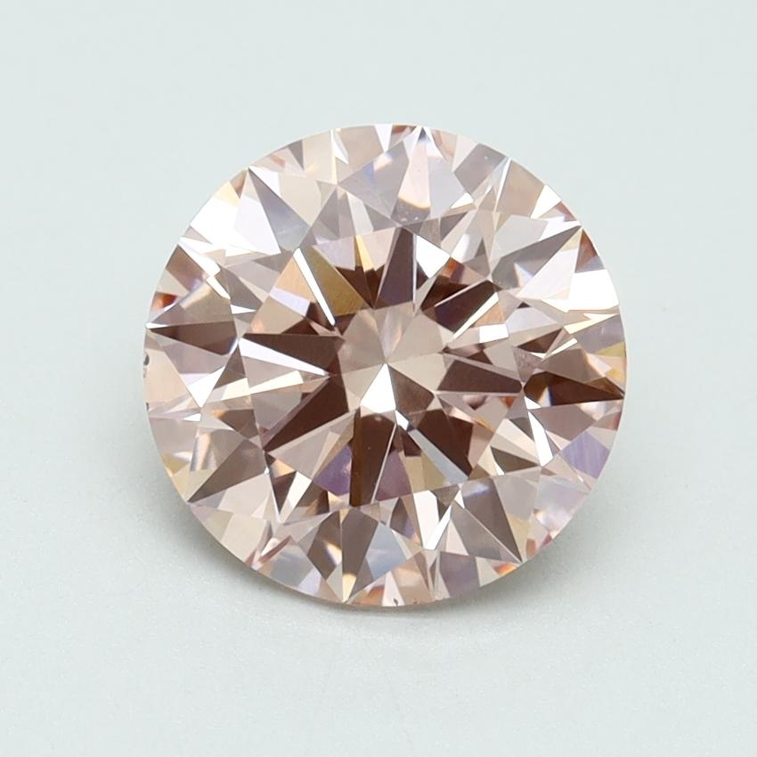 2.23 Ct. Fancy Intense Pink Round Lab Grown Diamond