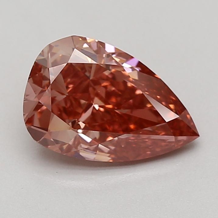 2.10 Ct. Fancy Intense Brownish Pink Pear Lab Grown Diamond