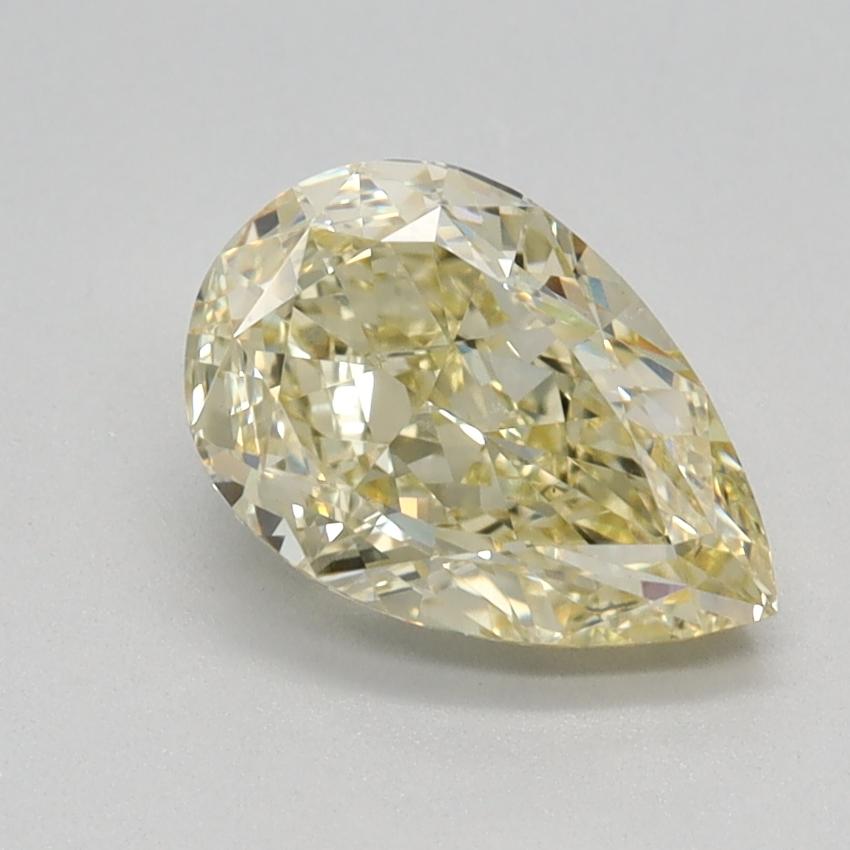 1.36 Ct. Fancy Yellow Pear Lab Grown Diamond
