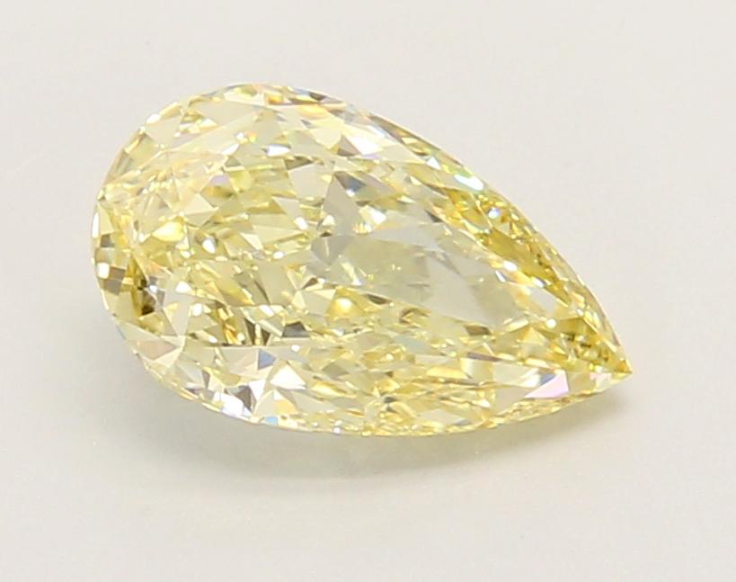 1.58 Ct. Fancy Intense Yellow Pear Lab Grown Diamond