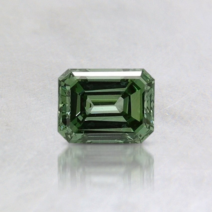 0.37 Ct. Fancy Vivid Pacific Green Emerald Lab Grown Diamond