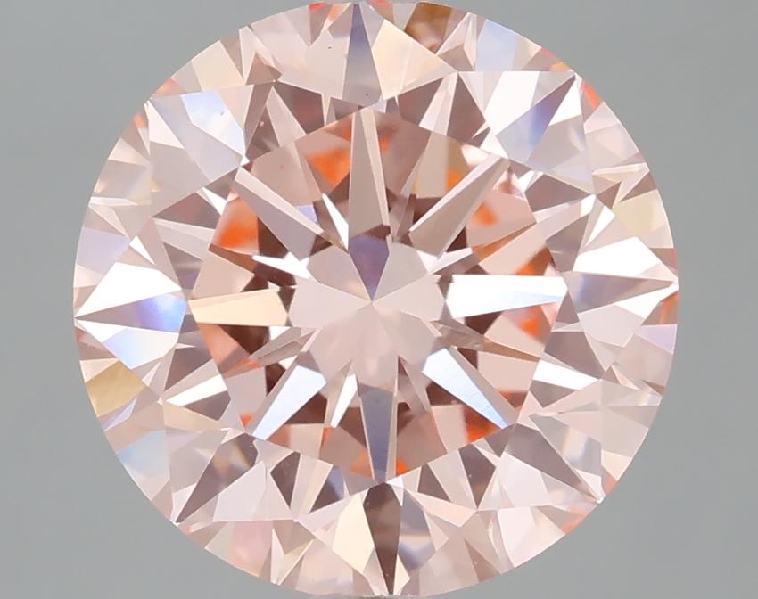 4.00 Ct. Fancy Intense Pink Round Lab Grown Diamond