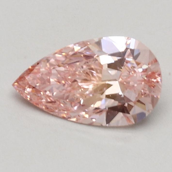0.56 Ct. Fancy Intense Pink Pear Lab Grown Diamond