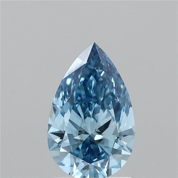1.54 Ct. Fancy Vivid Blue Pear Lab Grown Diamond