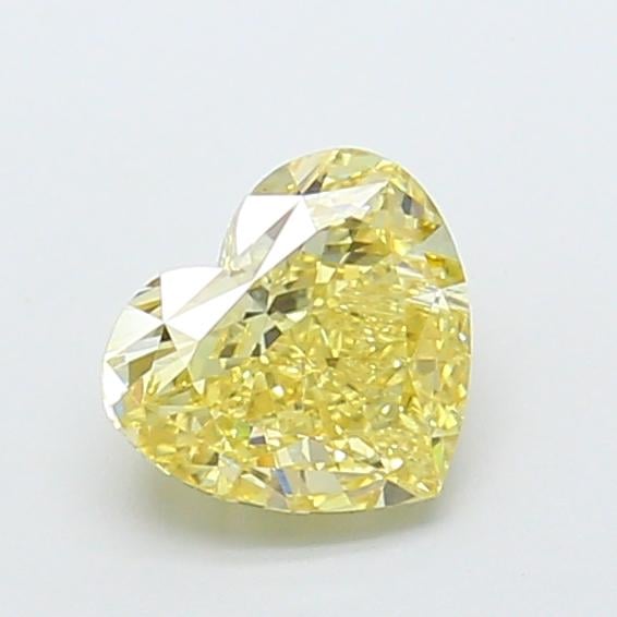 1.05 Ct. Fancy Intense Yellow Heart Lab Grown Diamond