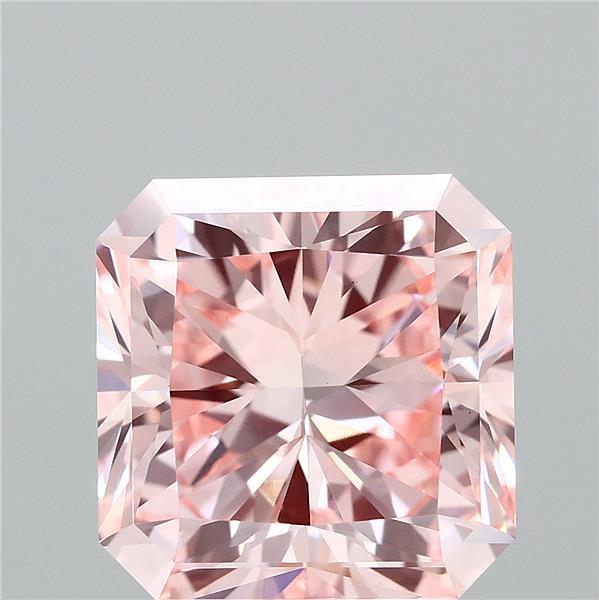 3.11 Ct. Fancy Intense Pink Radiant Lab Grown Diamond