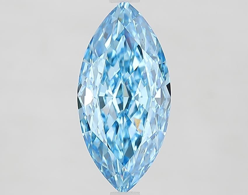 2.52 Ct. Fancy Vivid Blue Marquise Lab Grown Diamond