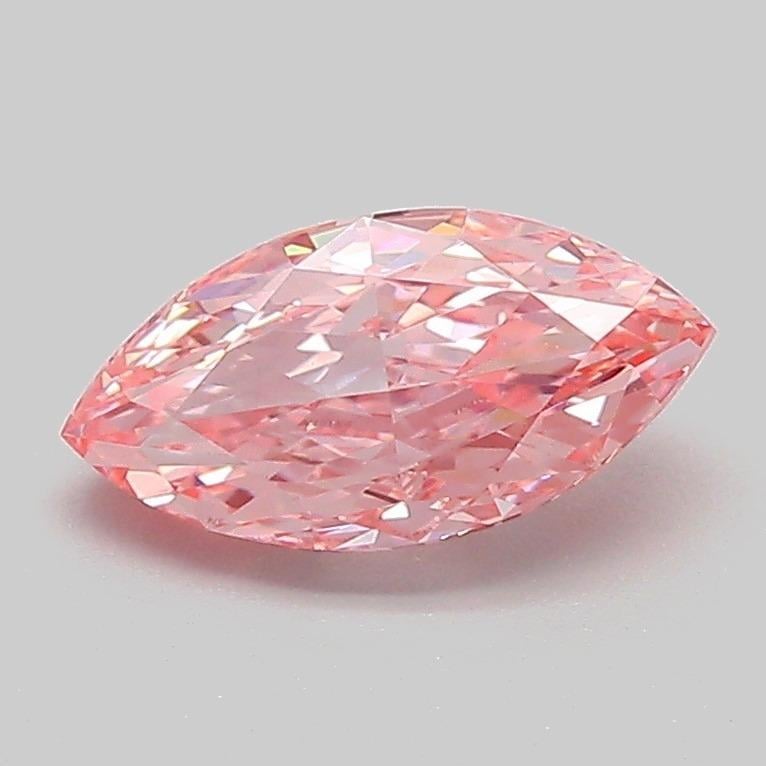 1.06 Ct. Fancy Vivid Pink Marquise Lab Grown Diamond