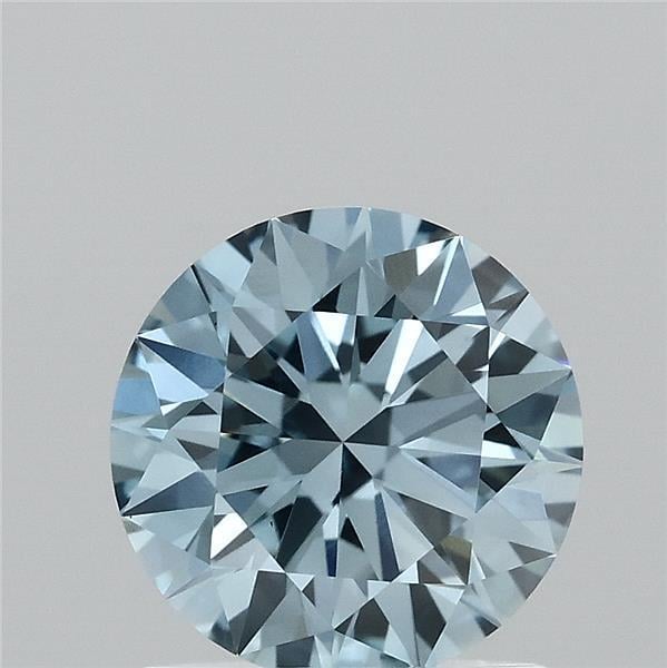 1.14 Ct. Fancy Vivid  Blue Round Lab Grown Diamond