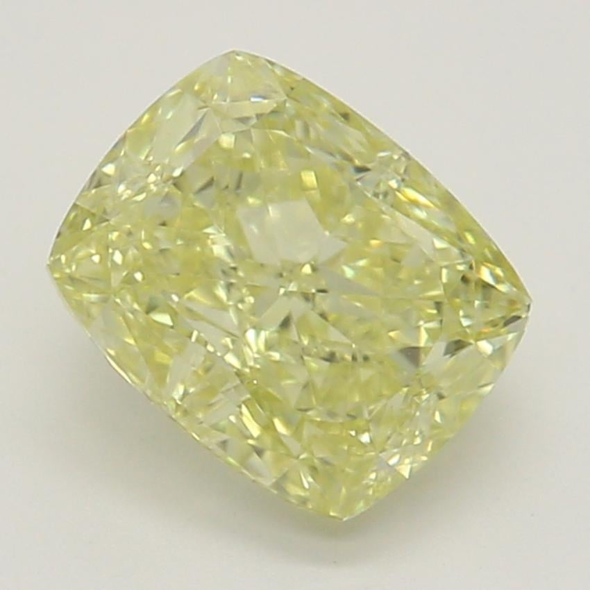 0.75 Ct. Fancy Light Yellow Cushion Diamond