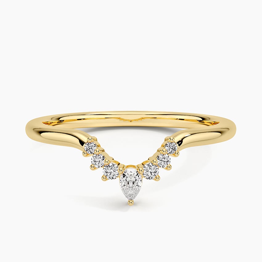 Top TwentyWomen's Wedding Rings - LUNETTE DIAMOND RING
