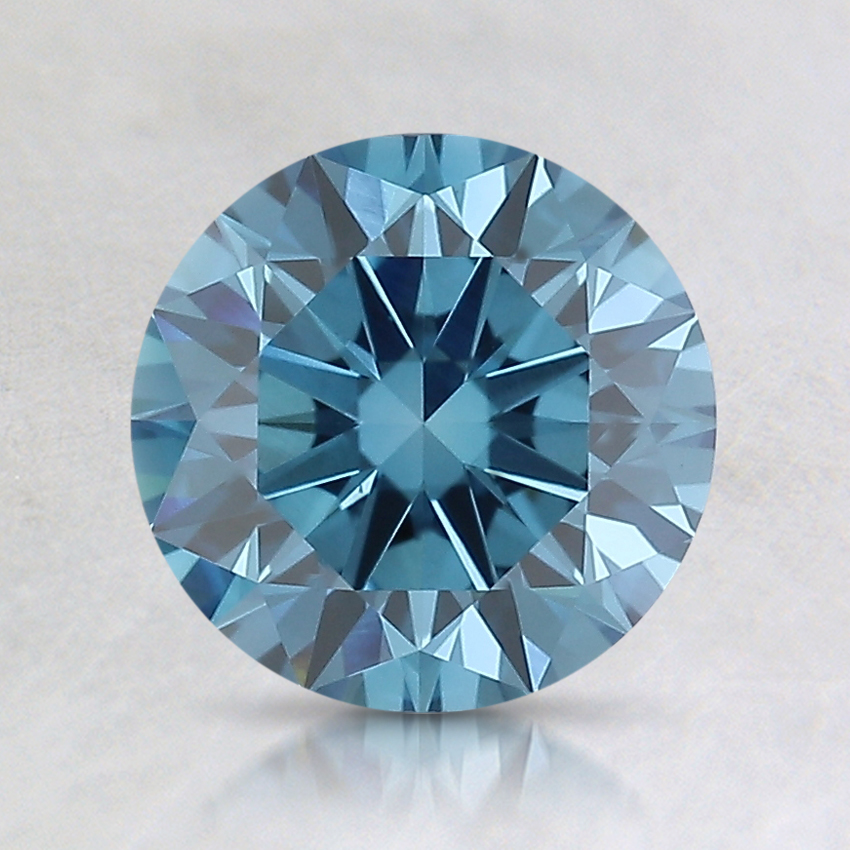 1.20 Ct. Fancy Deep Blue Round Lab Created Diamond