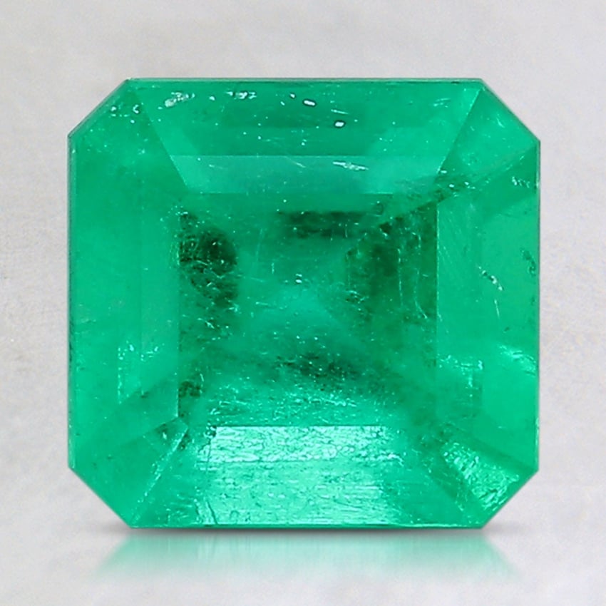 7.9x7.6mm Asscher Colombian Emerald