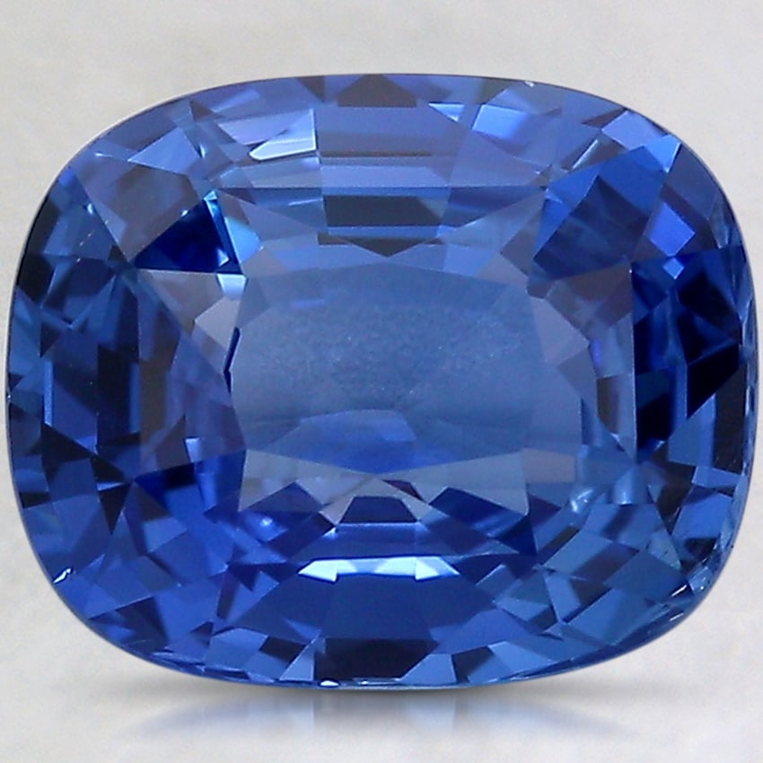 10.6x8.7mm Blue Cushion Sapphire