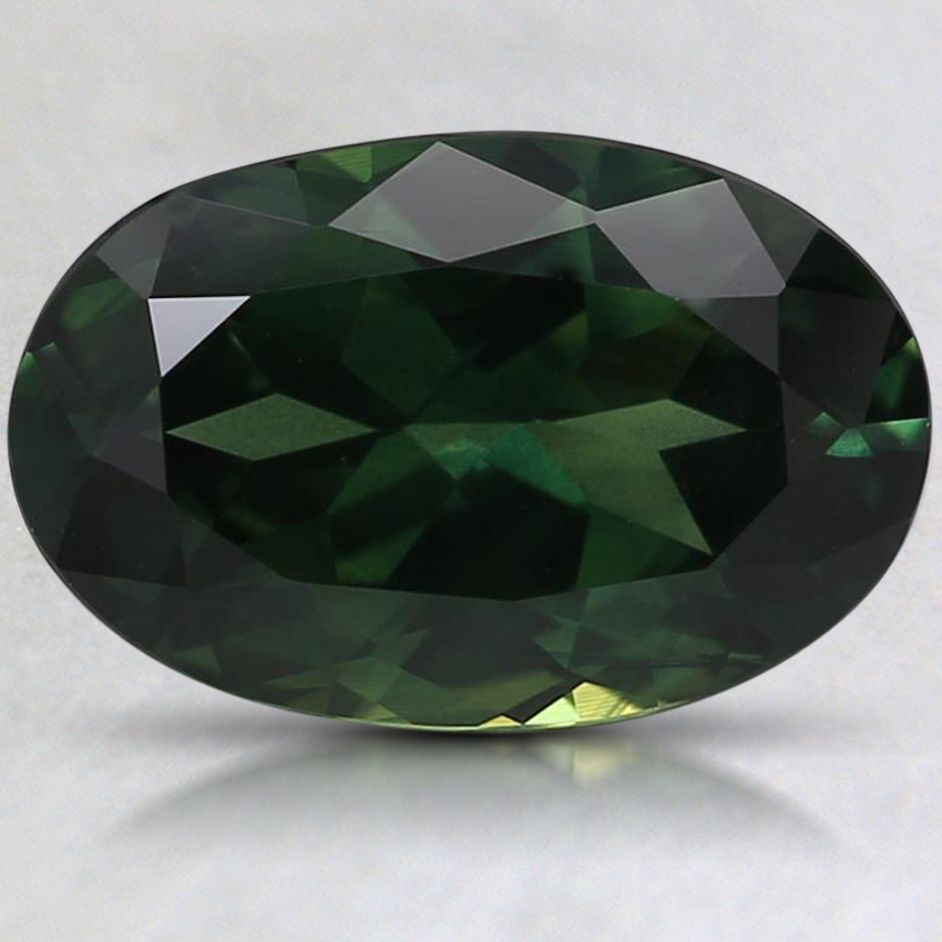 10.6x6.9mm Unheated Teal Oval Australian Sapphire