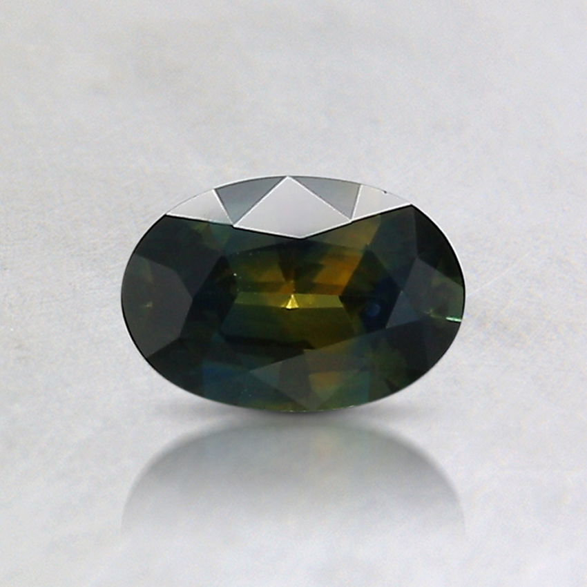 6x4.1mm Parti-Color Oval Montana Sapphire