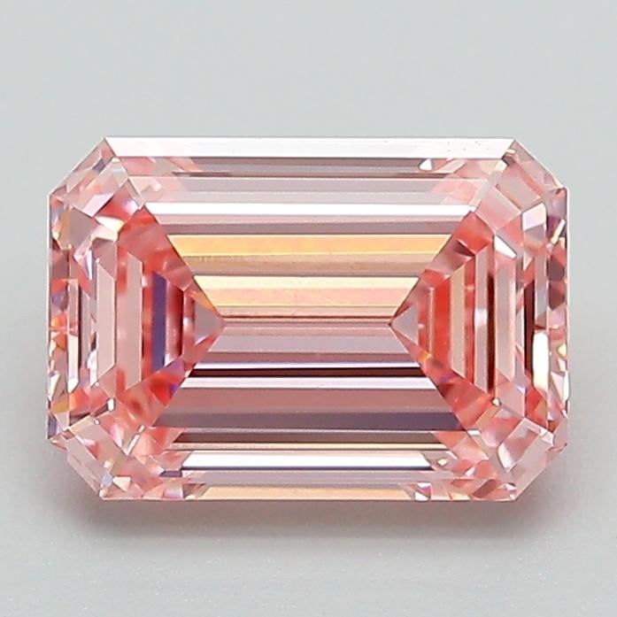 1.78 Ct. Fancy Intense Pink Emerald Lab Grown Diamond