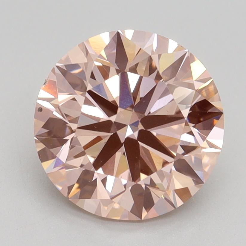 2.50 Ct. Fancy Intense Pink Round Lab Grown Diamond