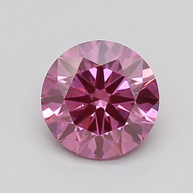 1.00 Ct. Fancy Vivid Pink Round Lab Grown Diamond